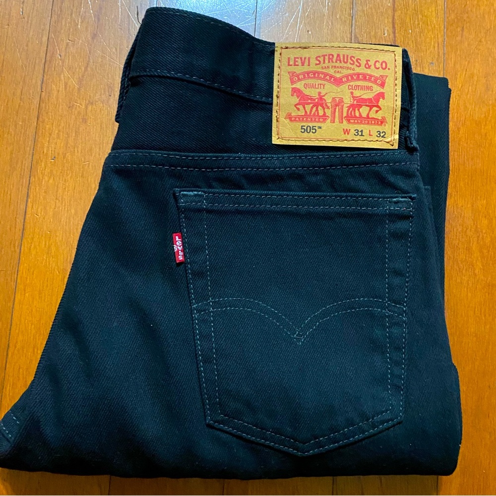Levis regular 505 black